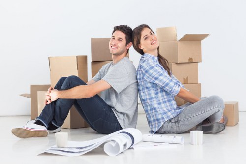Prepared household furniture ready for long-term storage