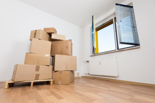 Planning and packing supplies for flat removals in Rushgreen